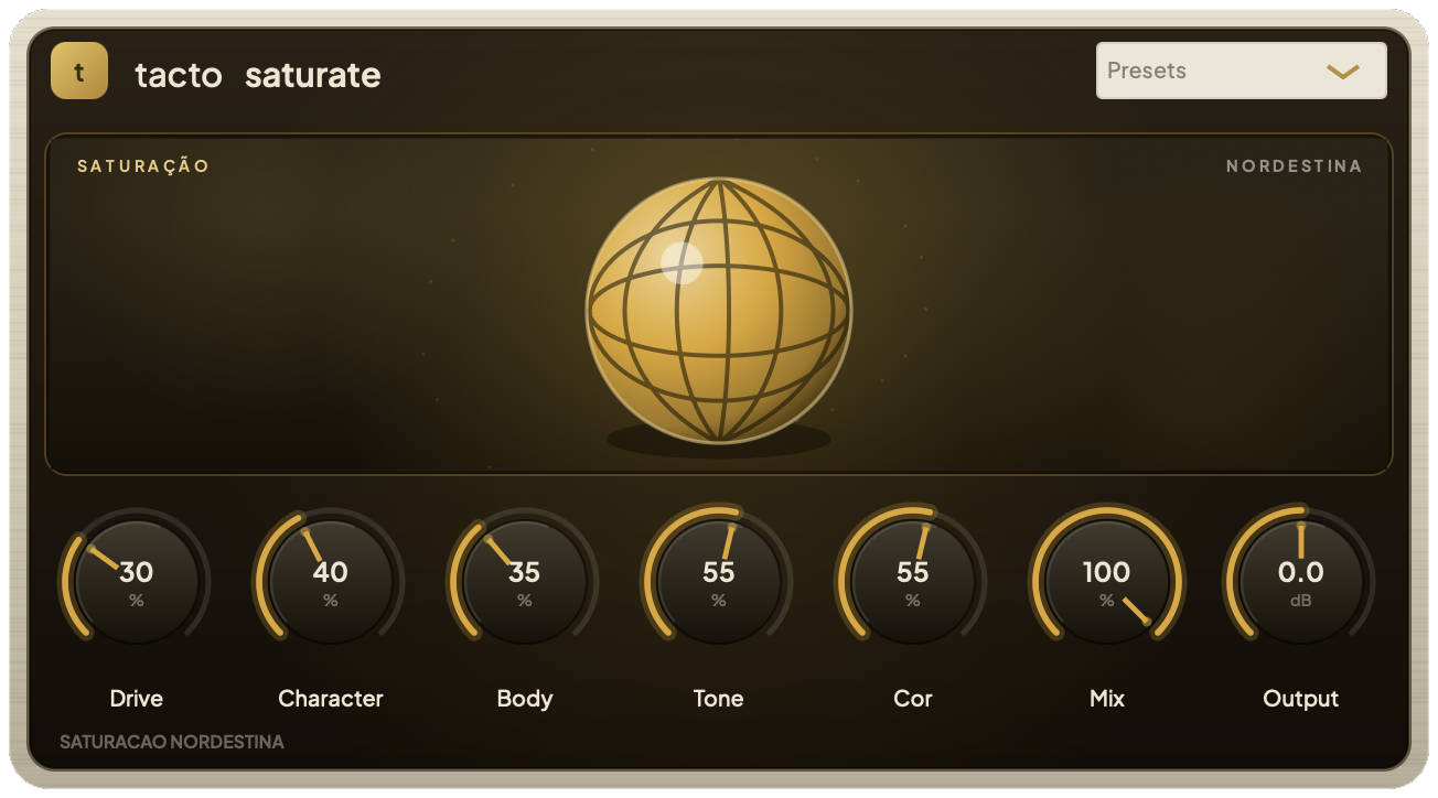 Plugin Tacto Saturate